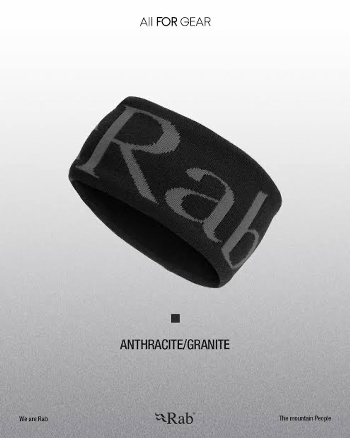 (택 분리 새 상품) Rab Knitted Logo Headband 상품이미지2