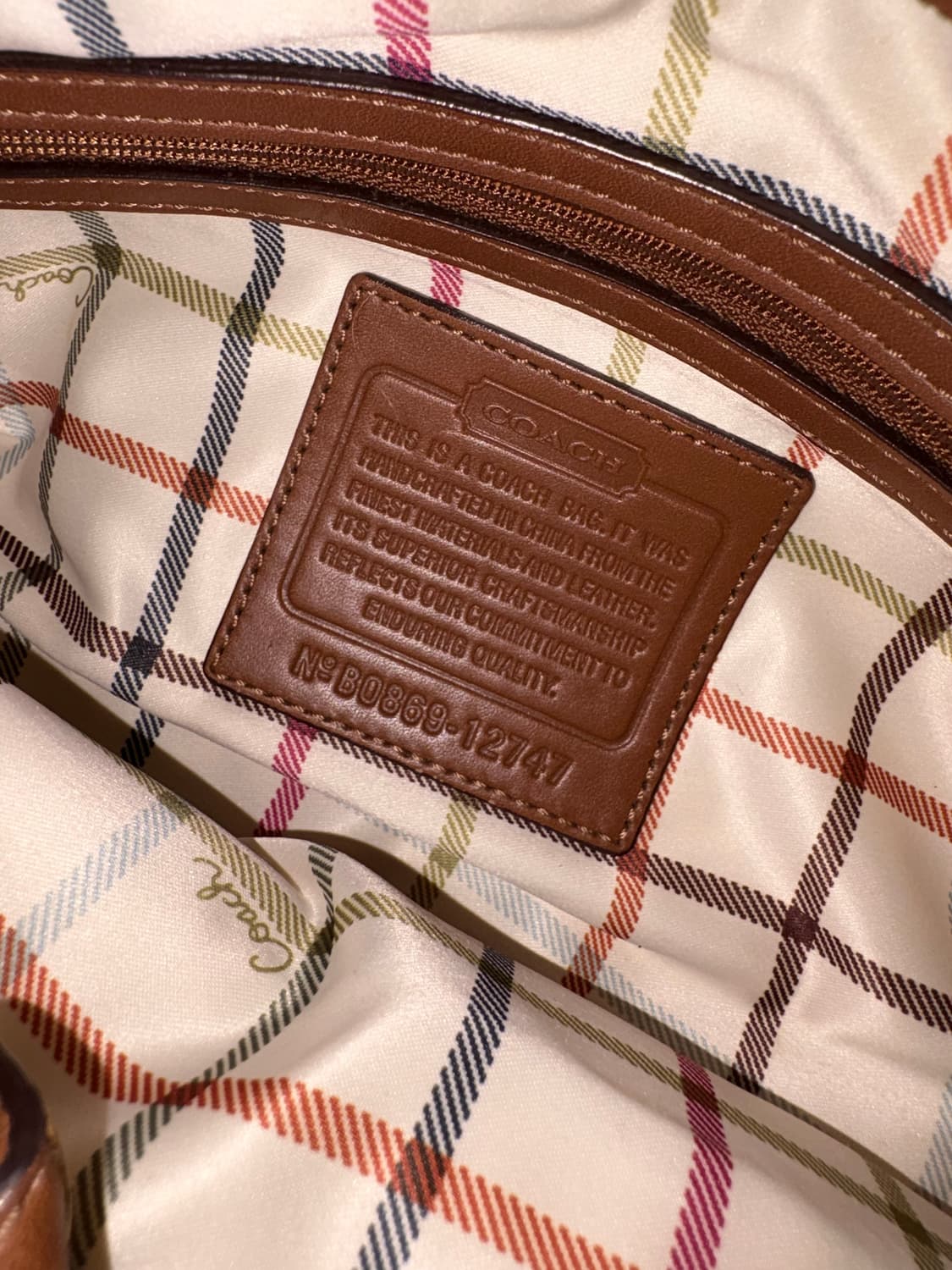 Coach denim shoulder bag 상품이미지6