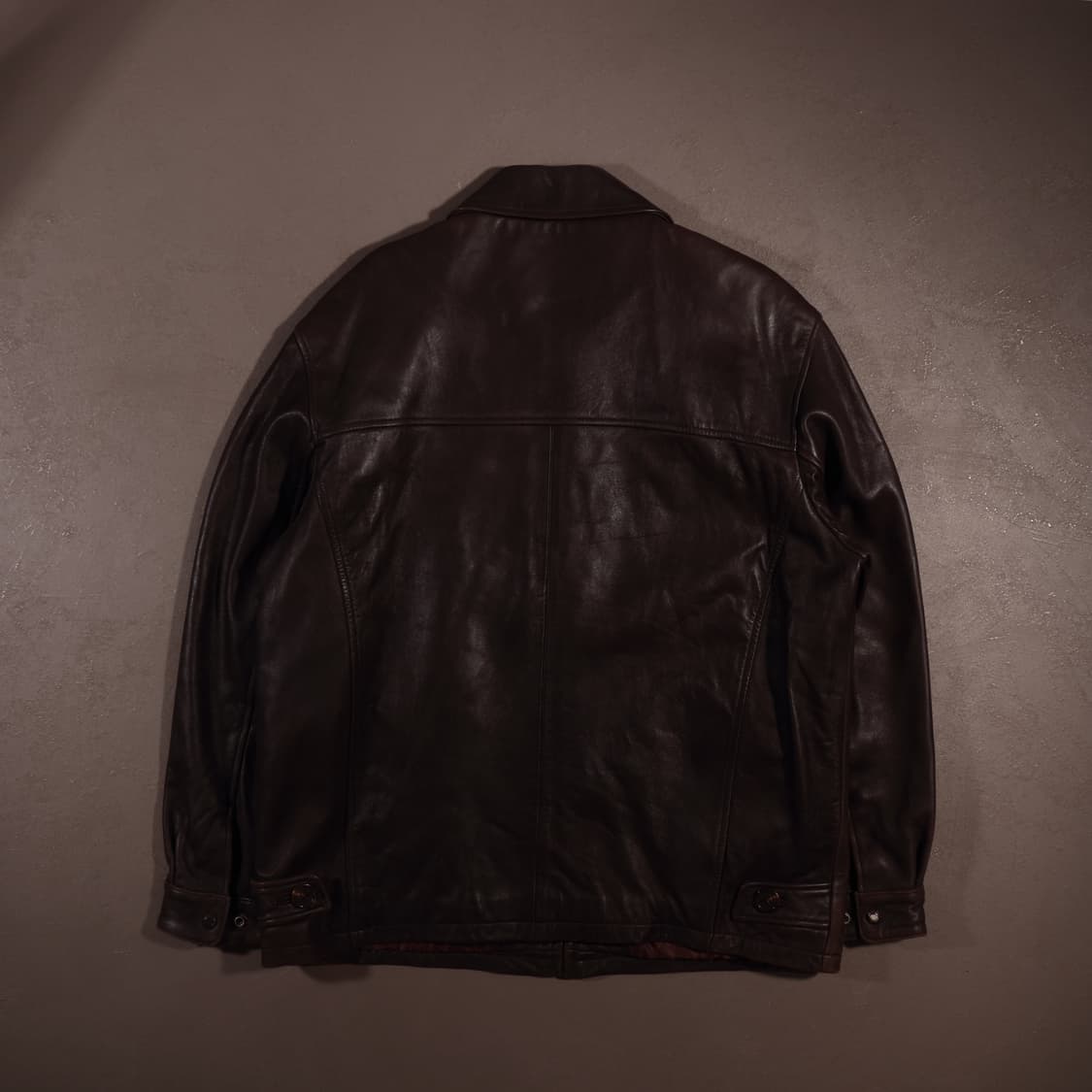 90s 빈티지 레더 트러커 집업자켓 상품이미지5