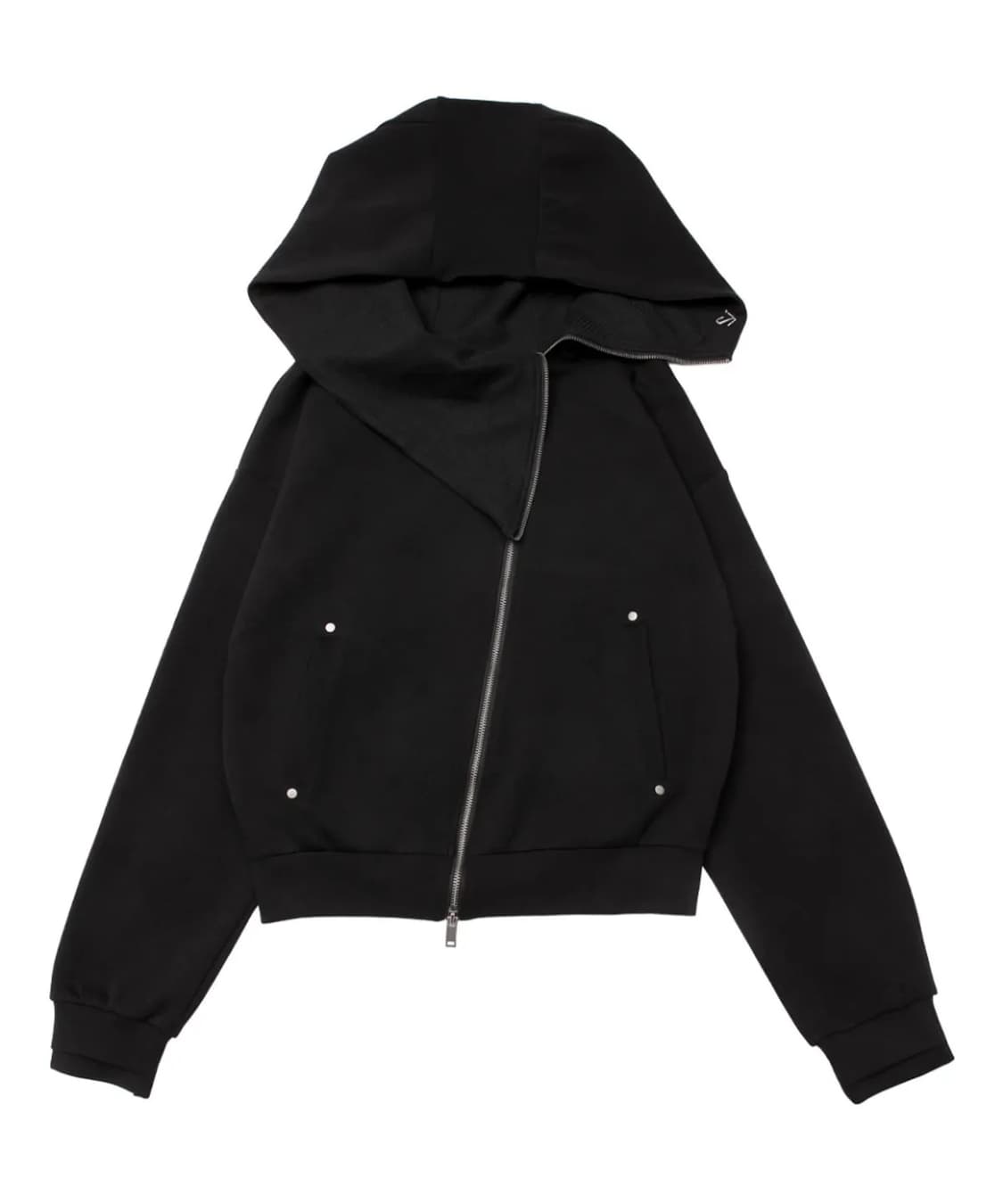 스키즘 인듀싱 CONVERTIBLE ZIP HOODIE BLACK 상품이미지1