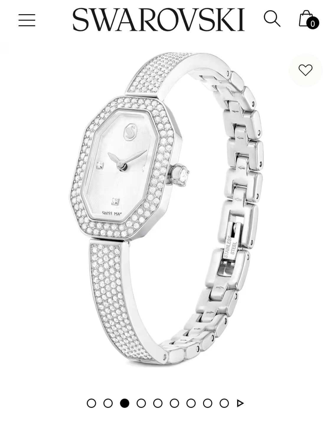 정가 53만~새제품)스와로브스키 덱스테라 옥타곤 신형 시계 정품 상품이미지2