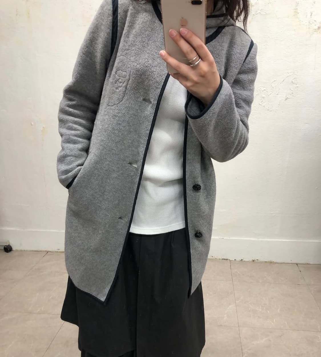 베이프 플리스 코트 야상 상품이미지1