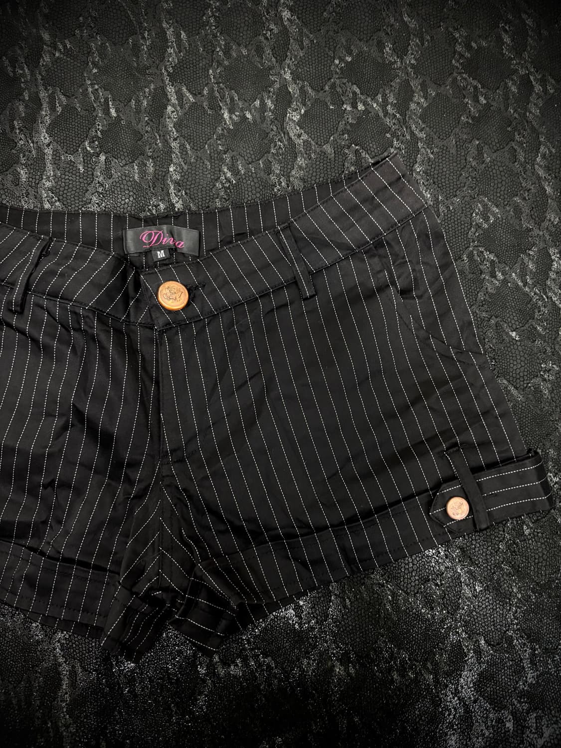 “Vintage” Geek Chic Stripe Short Pants 상품이미지6