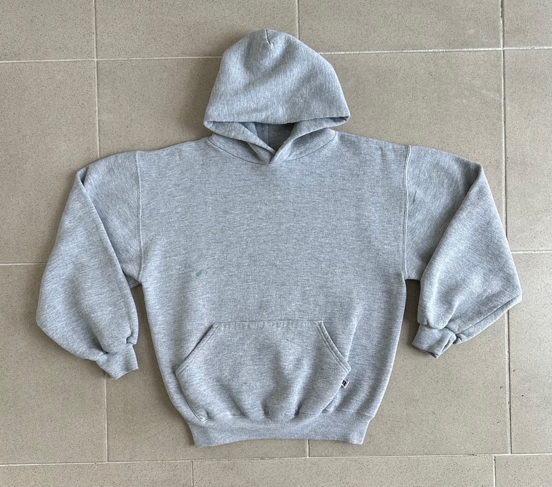 90s 빈티지 러셀 후드 그레이 M USA 상품이미지1