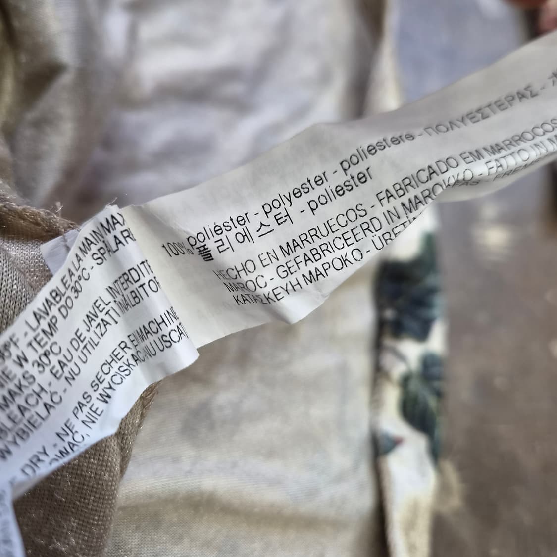 M) ZARA 자라 플라워 패턴 벨로아 원피스 벨벳 원피스 상품이미지8