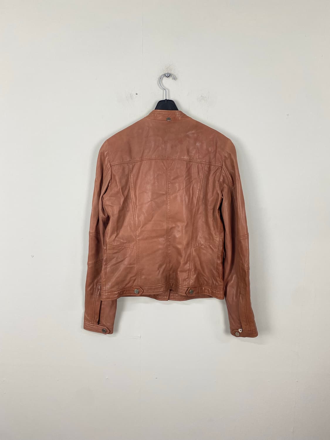 마시모두띠 카멜 가죽 레더 자켓 S 상품이미지2