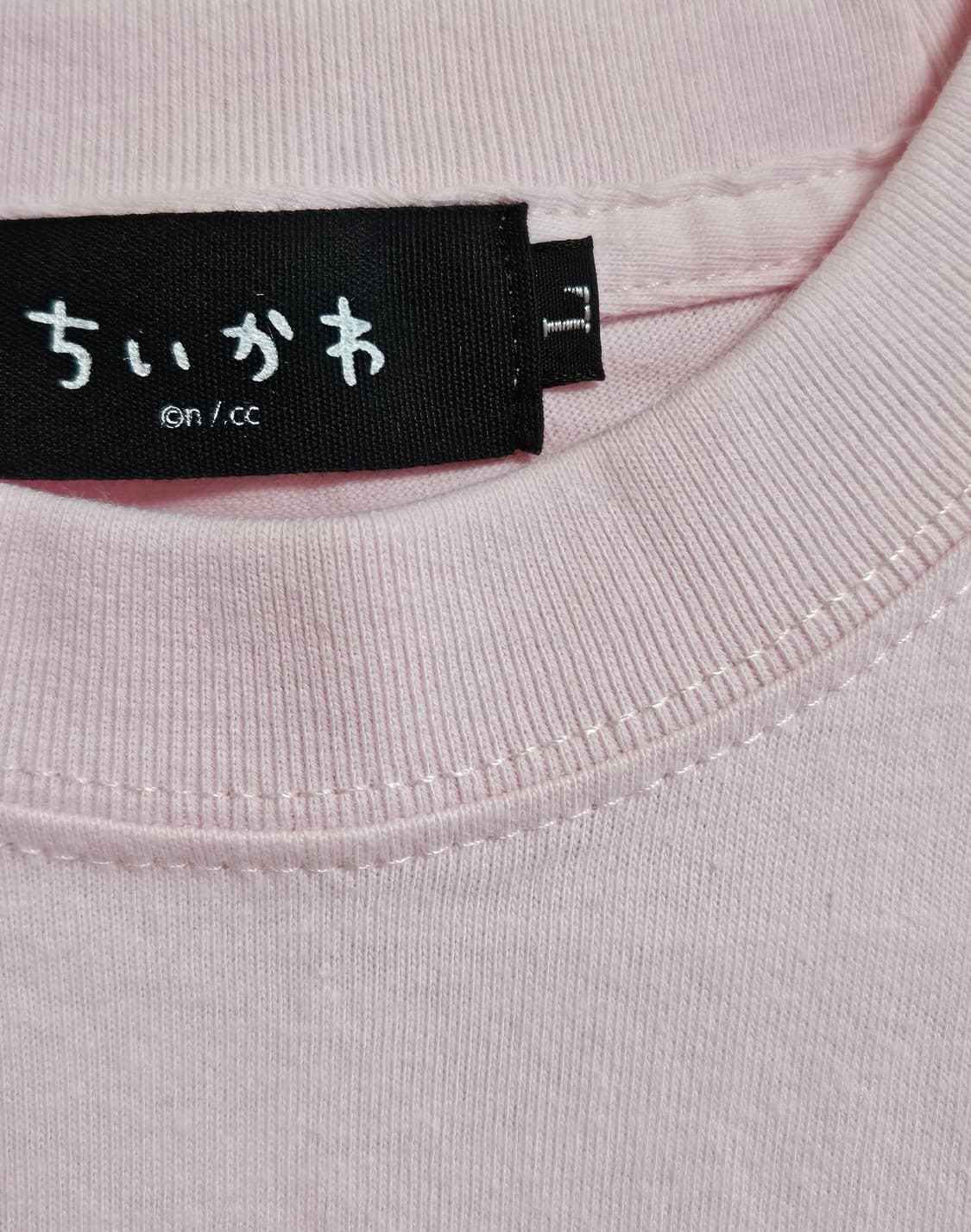 일본 먼작귀 치이카와 반팔 티셔츠 L/핑크/하치와레 상품이미지5