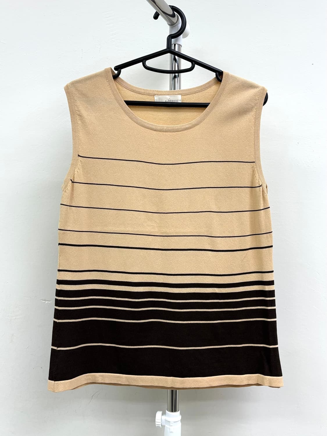 빈티지 베이지 슬리브리스 상품이미지5