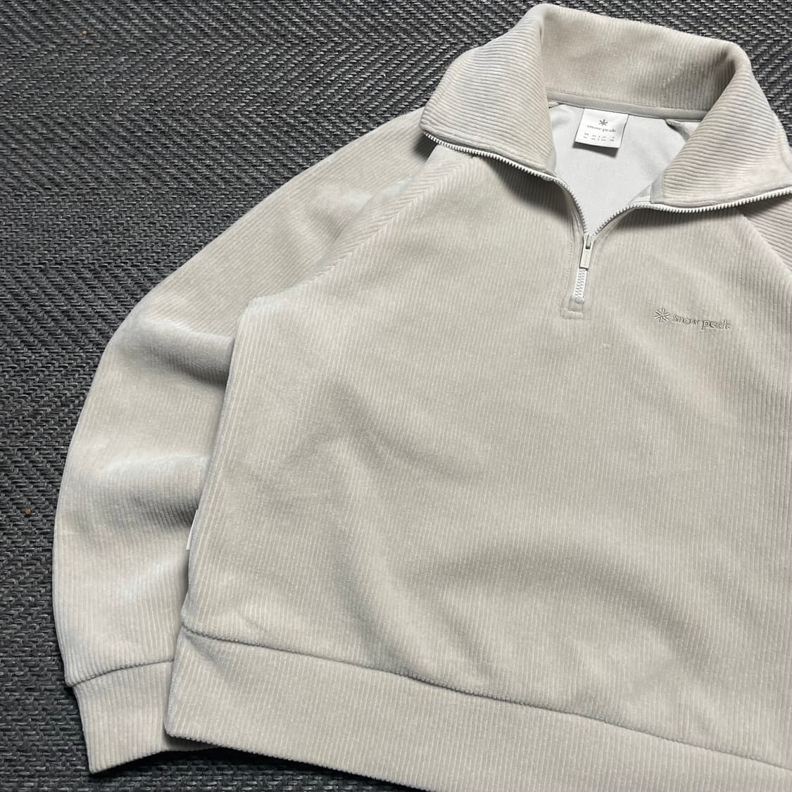 스노우피크 코듀로이 크롭 하프 반집업 y 5308 상품이미지4