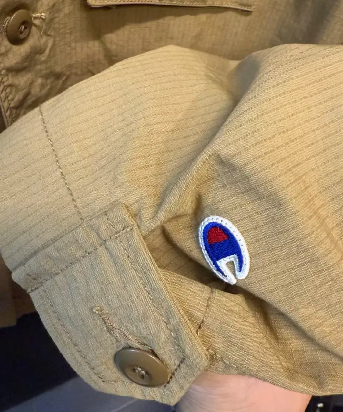 챔피온 카멜 워크셔츠(XL,새상품) 상품이미지3