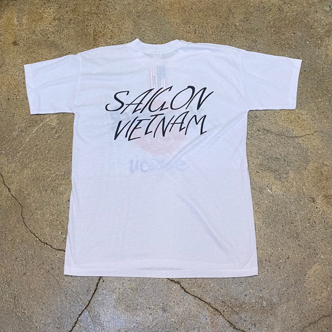새상품) 미국 빈티지 하드락 카페 사이공 베트남 반팔티 락티셔츠 상품이미지5