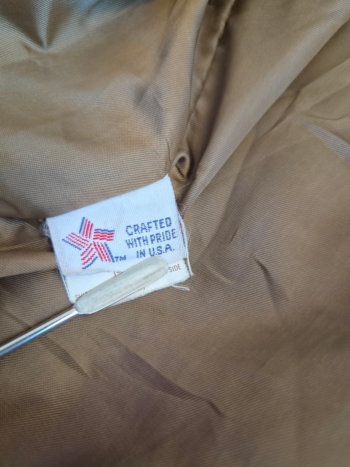 빈티지 쇼트 A-2 레더자켓 브라운 L 상품이미지10