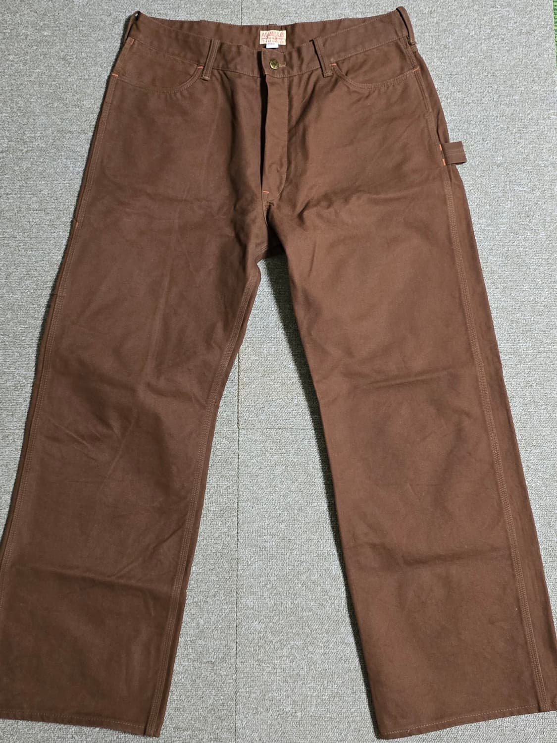 타임원클로딩 엣라코 덱팬츠 워크팬츠 36 트라우저 브라운 Timeworn 상품이미지2