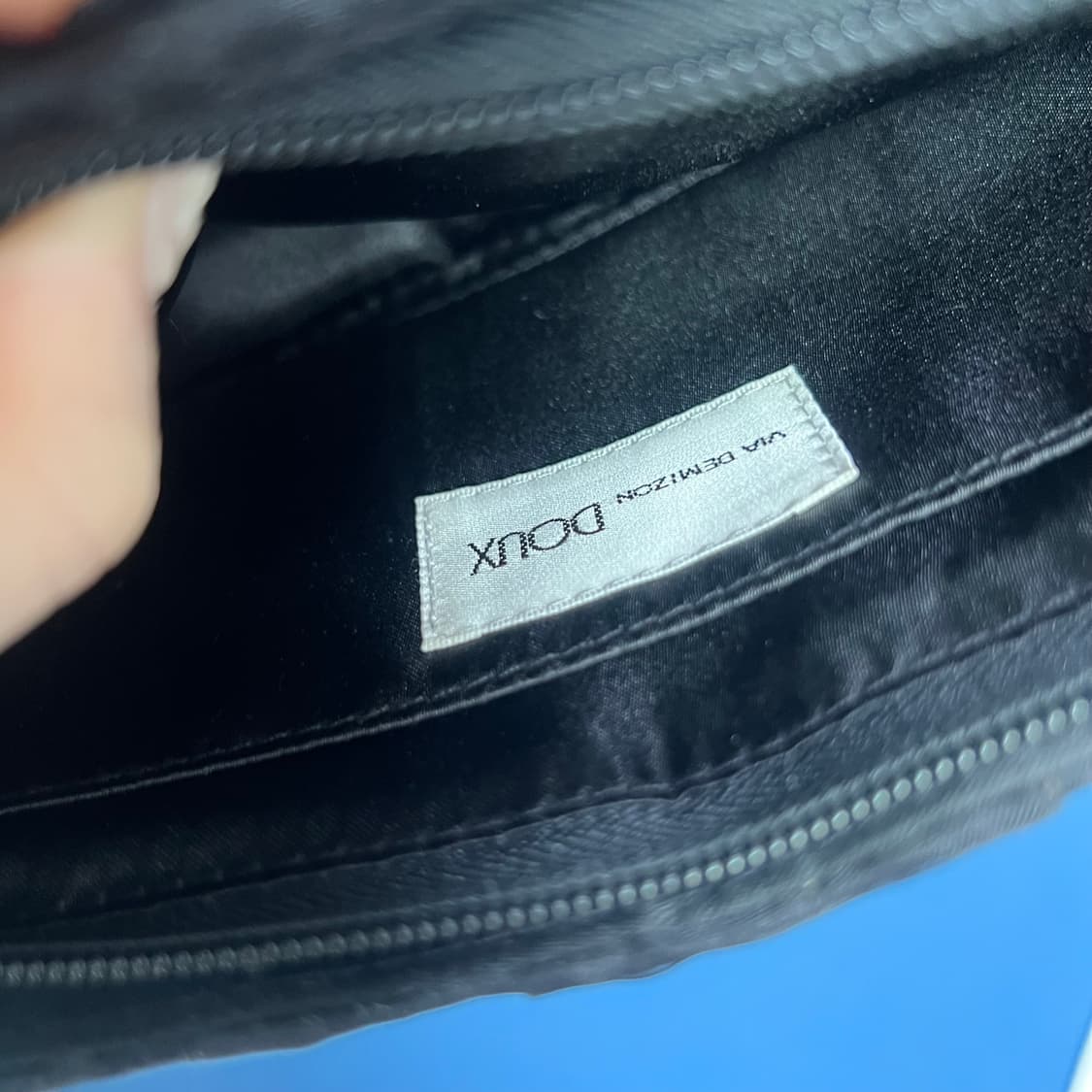 Via Demizon Doux 일본 빈티지 블랙 숄더백 상품이미지4