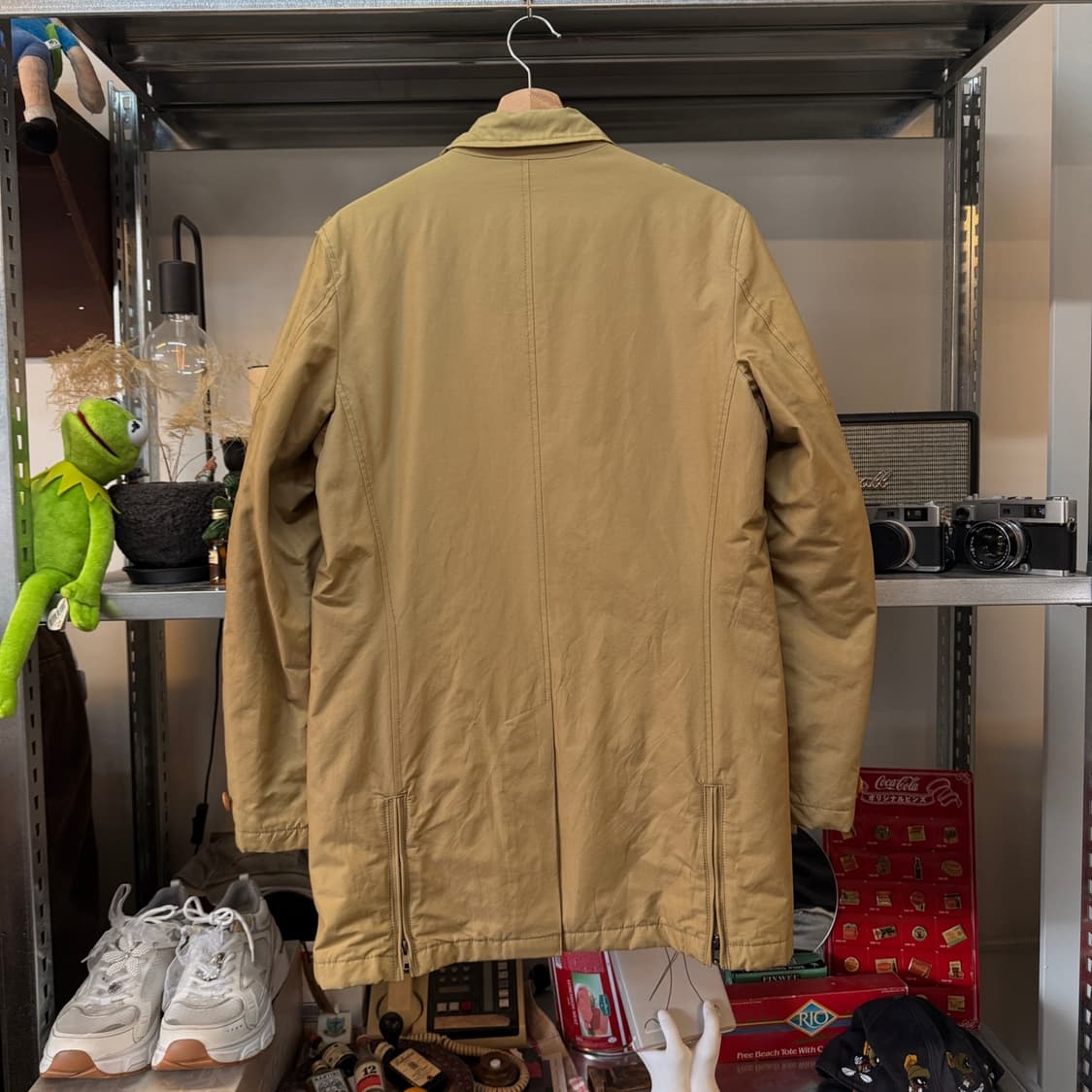 울리치 이탈리아 디자인 밀리터리 코트 S M 상품이미지7