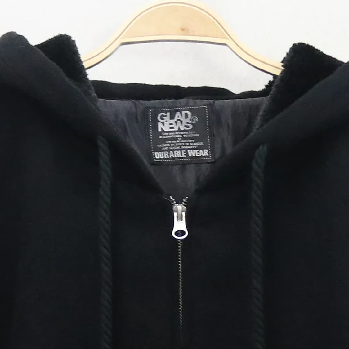 글래드뉴스 스컬 패치 유니크 후드 집업 60327 상품이미지3