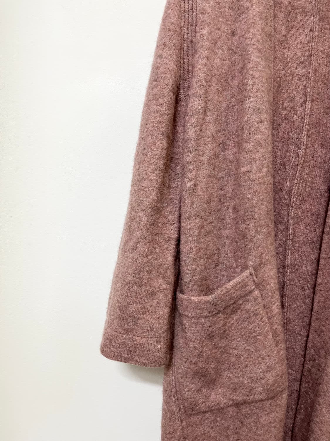 한섬 타임 알파카 블레디드 롱 가디건 상품이미지4