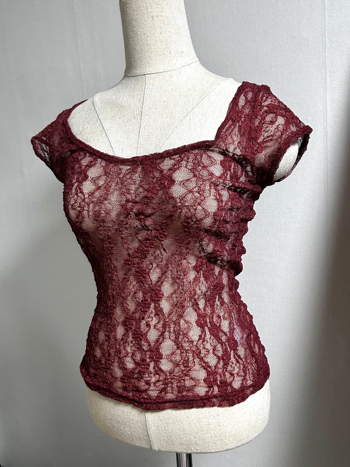 vintage 레이스 탑 상품이미지2