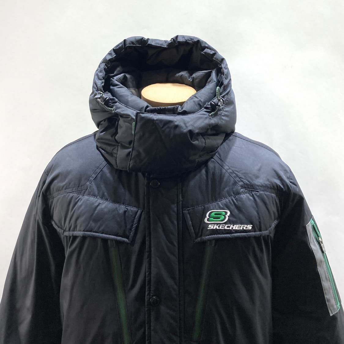 스케쳐스 남성덕다운패딩자켓 블랙 95  상품이미지2