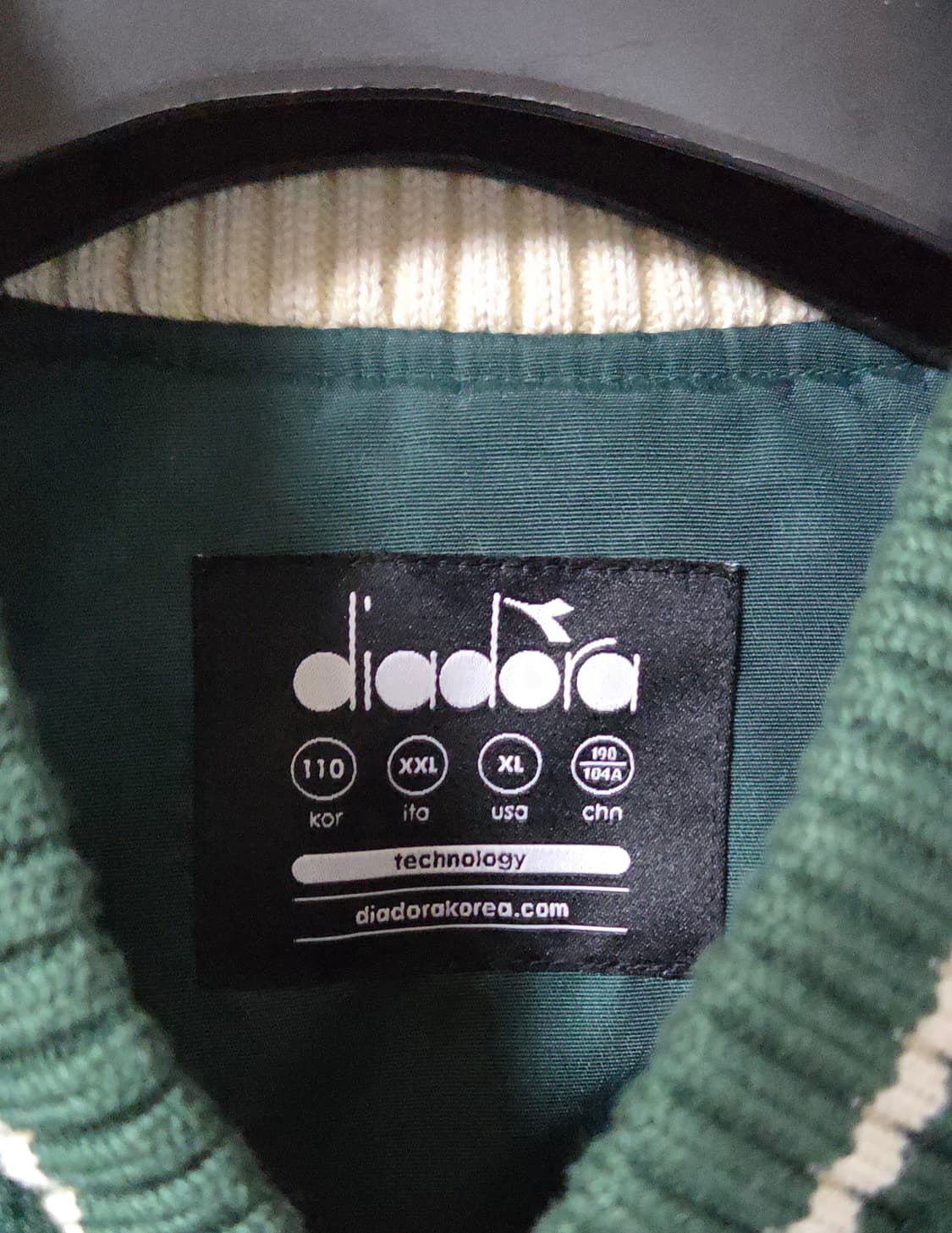 (착샷) 디아도라 아틀레티카 플리스 봄버 자켓 바시티 상품이미지3