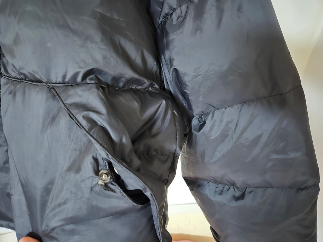 마뗑킴 테이핑 푸퍼 다운점퍼 블랙 S 상품이미지8