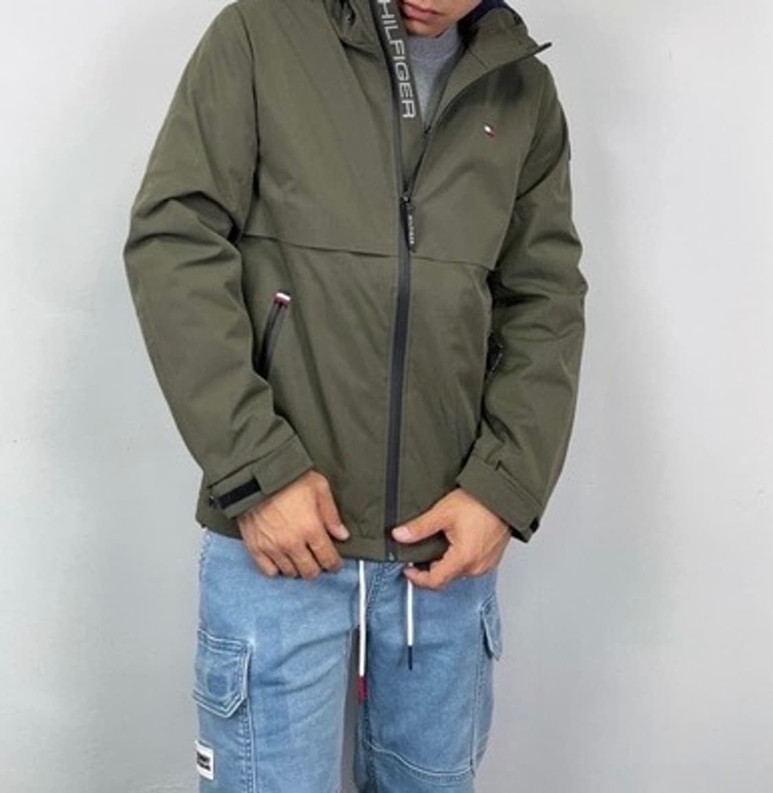 타미힐피거 레귤러 패딩점퍼 올리브 상품이미지3