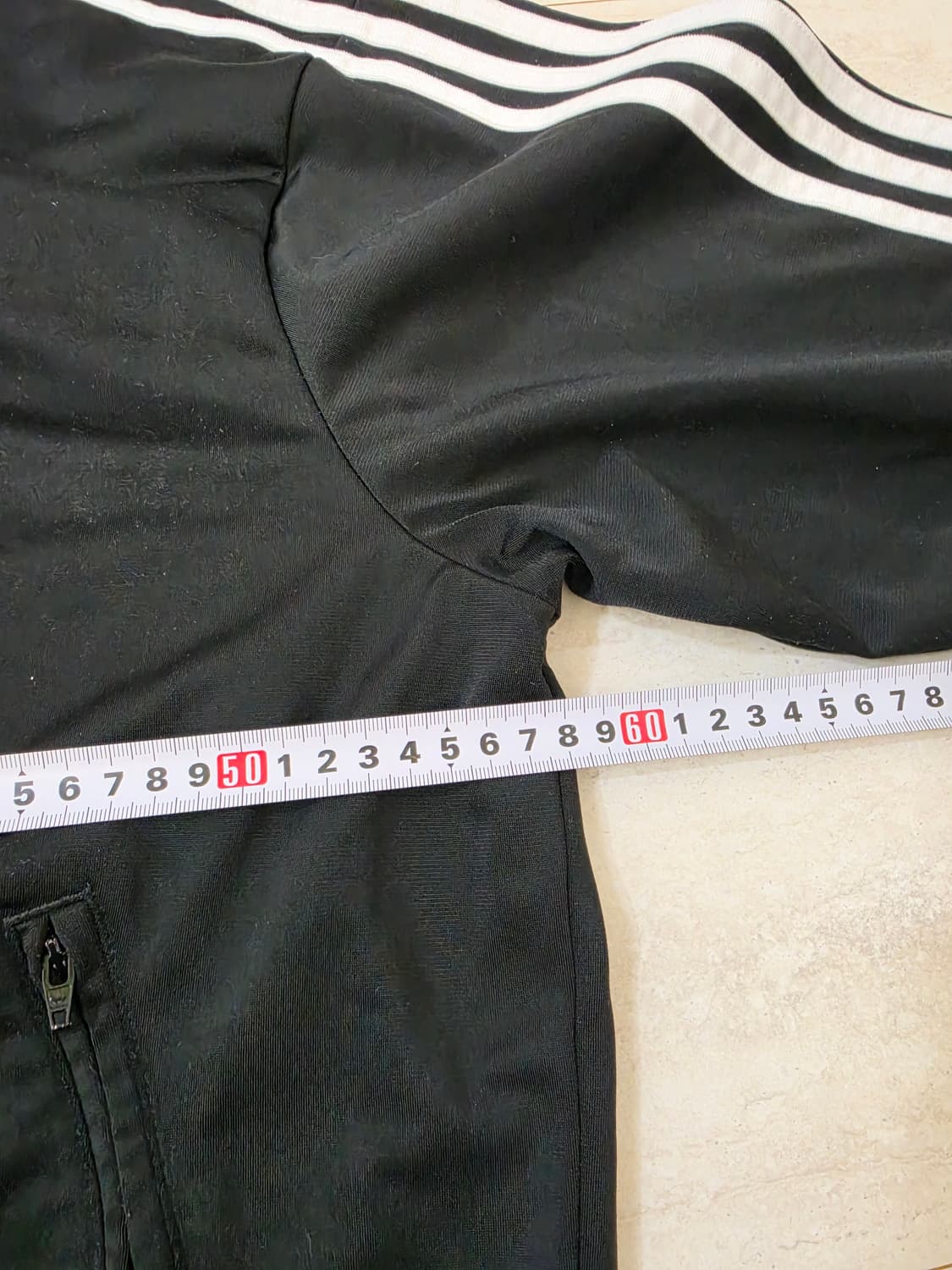 100)아디다스 파이어버드 검정색 져지 집업 판매 상품이미지5