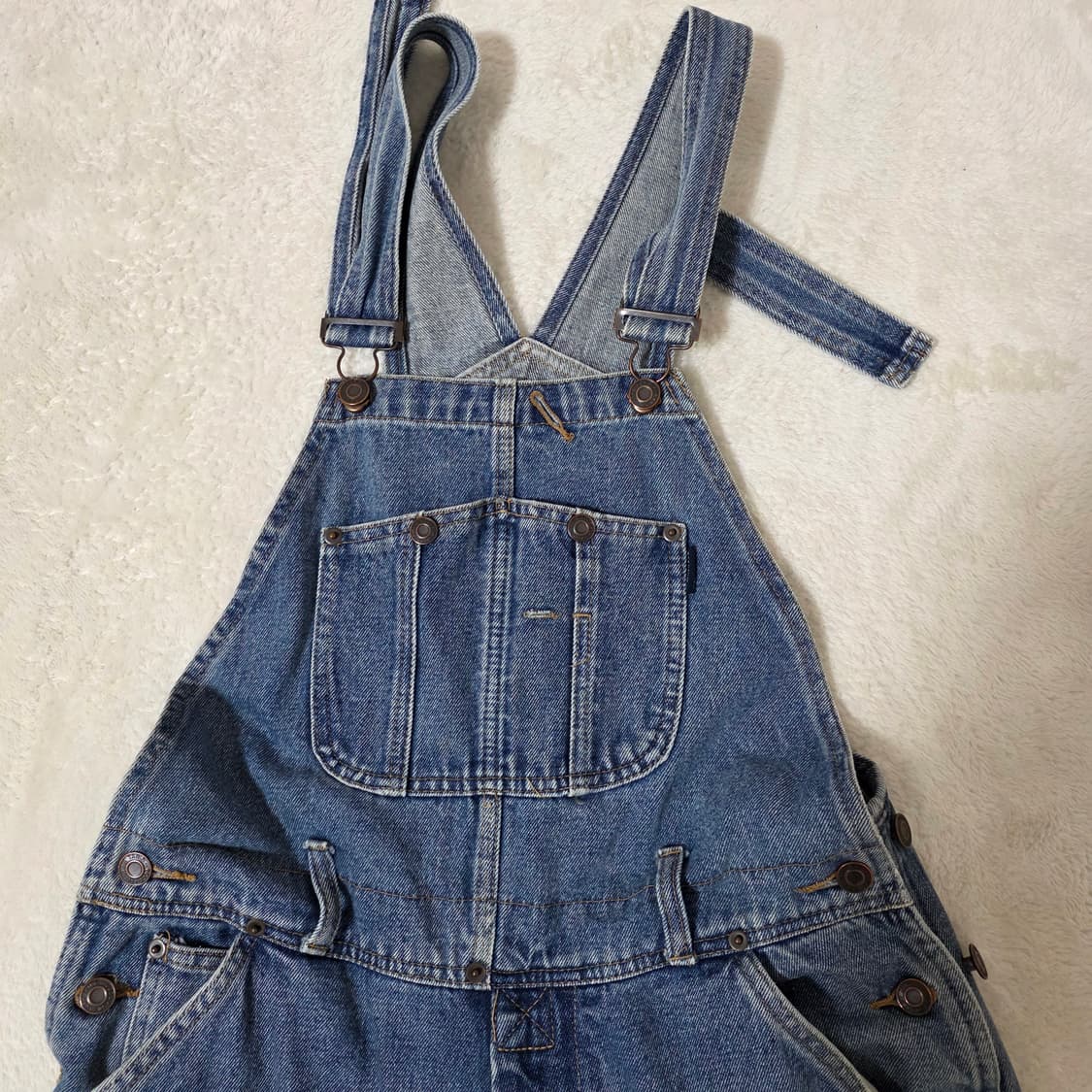 (S)도그하우스 카팬더 오버롤 데님 멜빵바지 상품이미지2