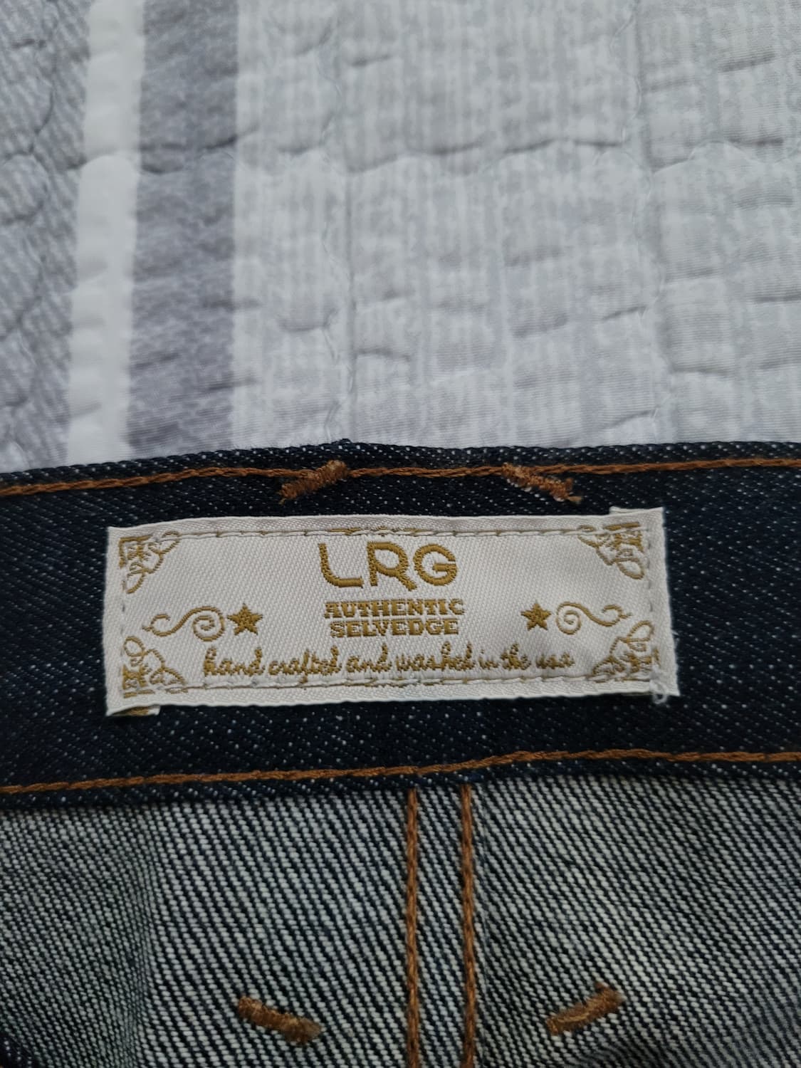 리프티드 리서치 그룹 LRG 
USA 헤비온스 진청셀비지데님 32사이즈 상품이미지4