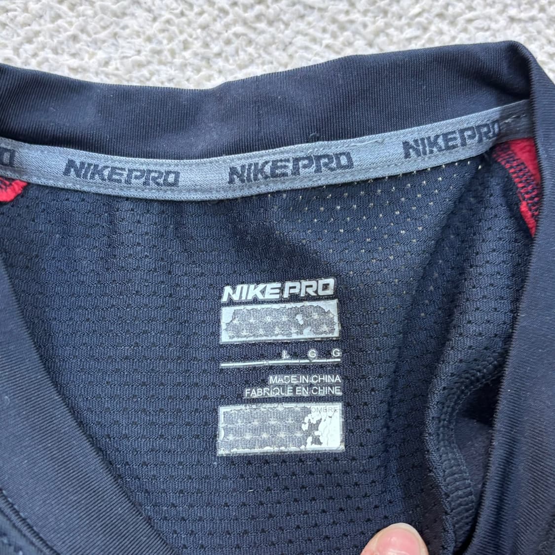 L 나이키 프로 드라이핏 긴팔 티셔츠 0423E 상품이미지3