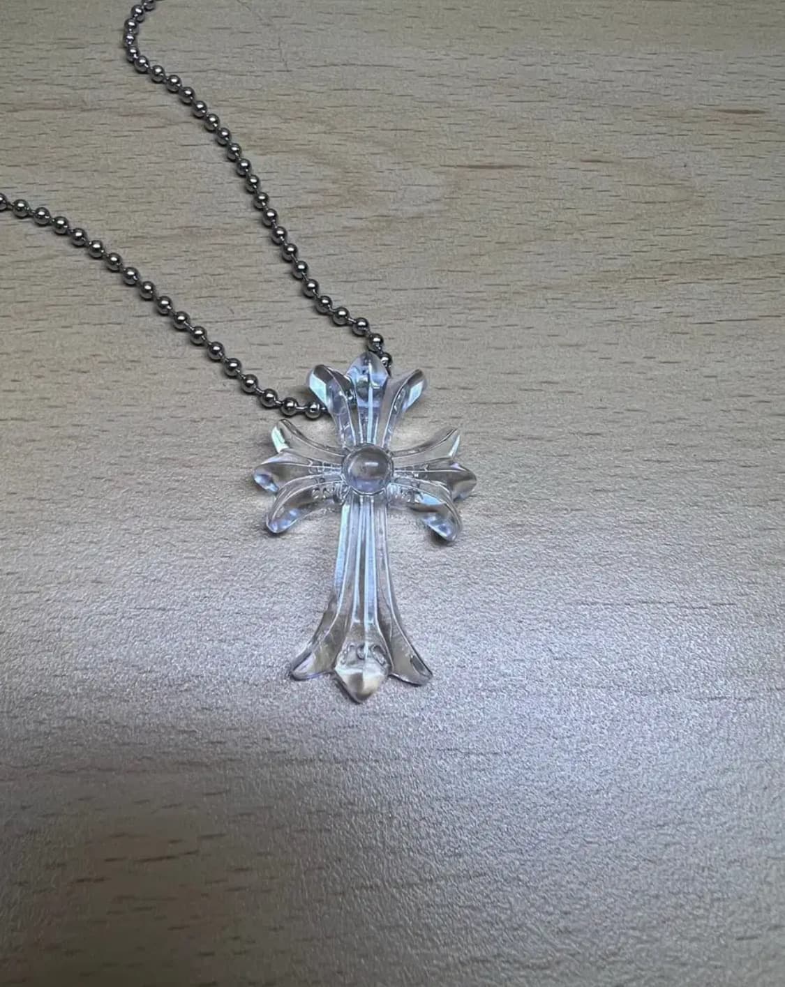 크롬하츠 실리콘 목걸이 클리어 상품이미지2