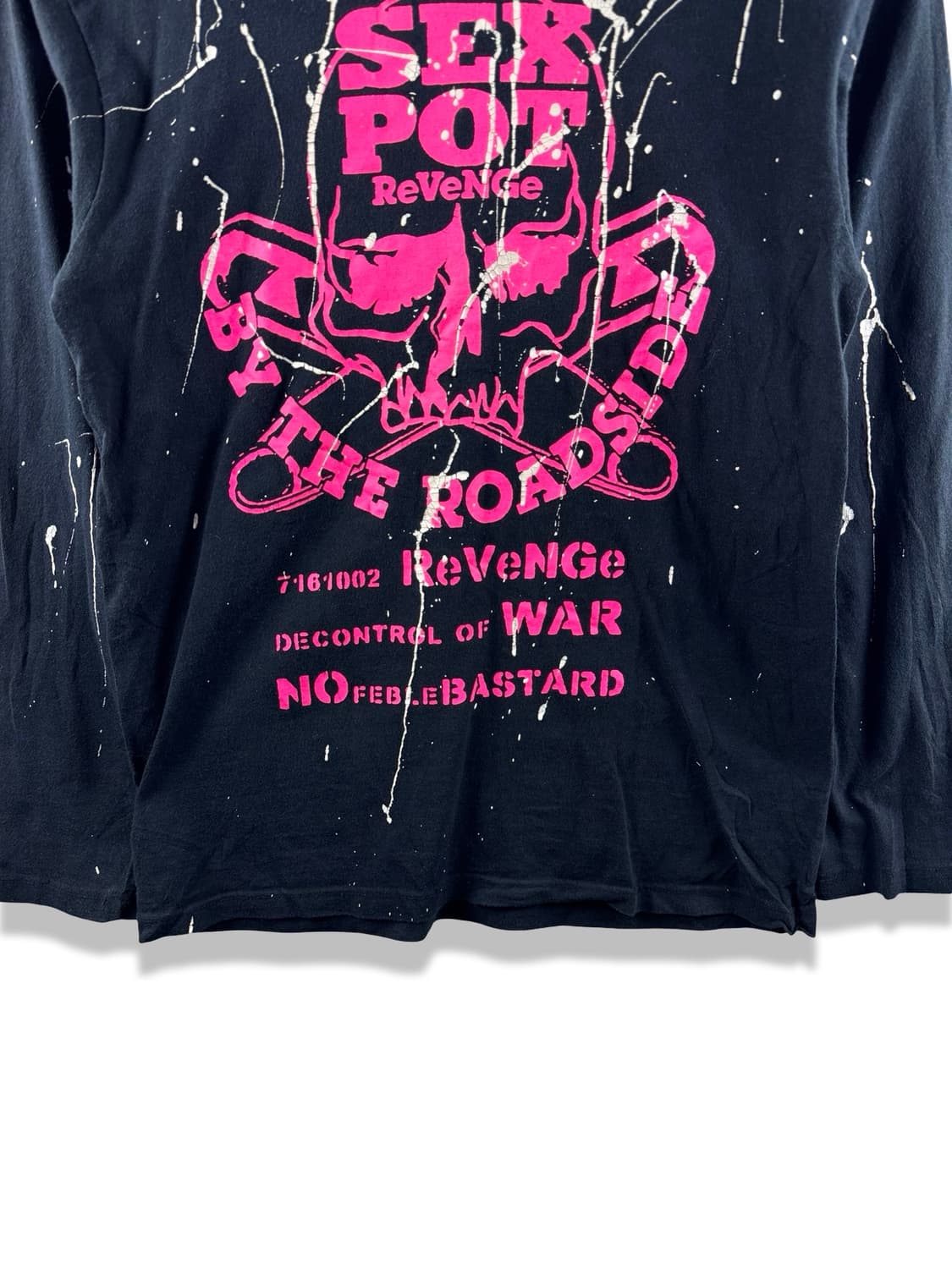 JPN SEX POT ReVeNGe 페인팅 스컬 롱슬리브 1950 상품이미지5