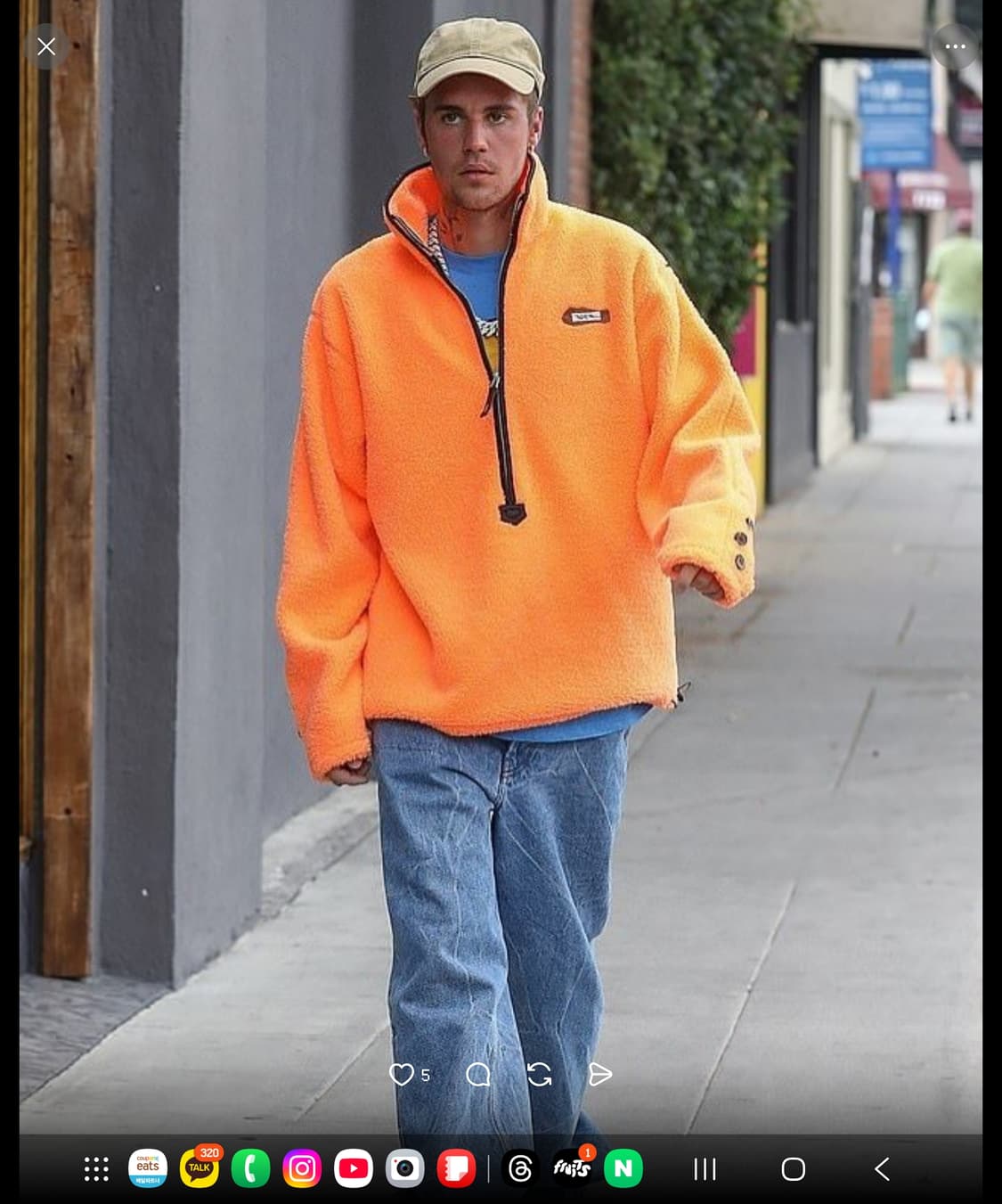 저스틴비버 아더에러 플리스 (2)  상품이미지1