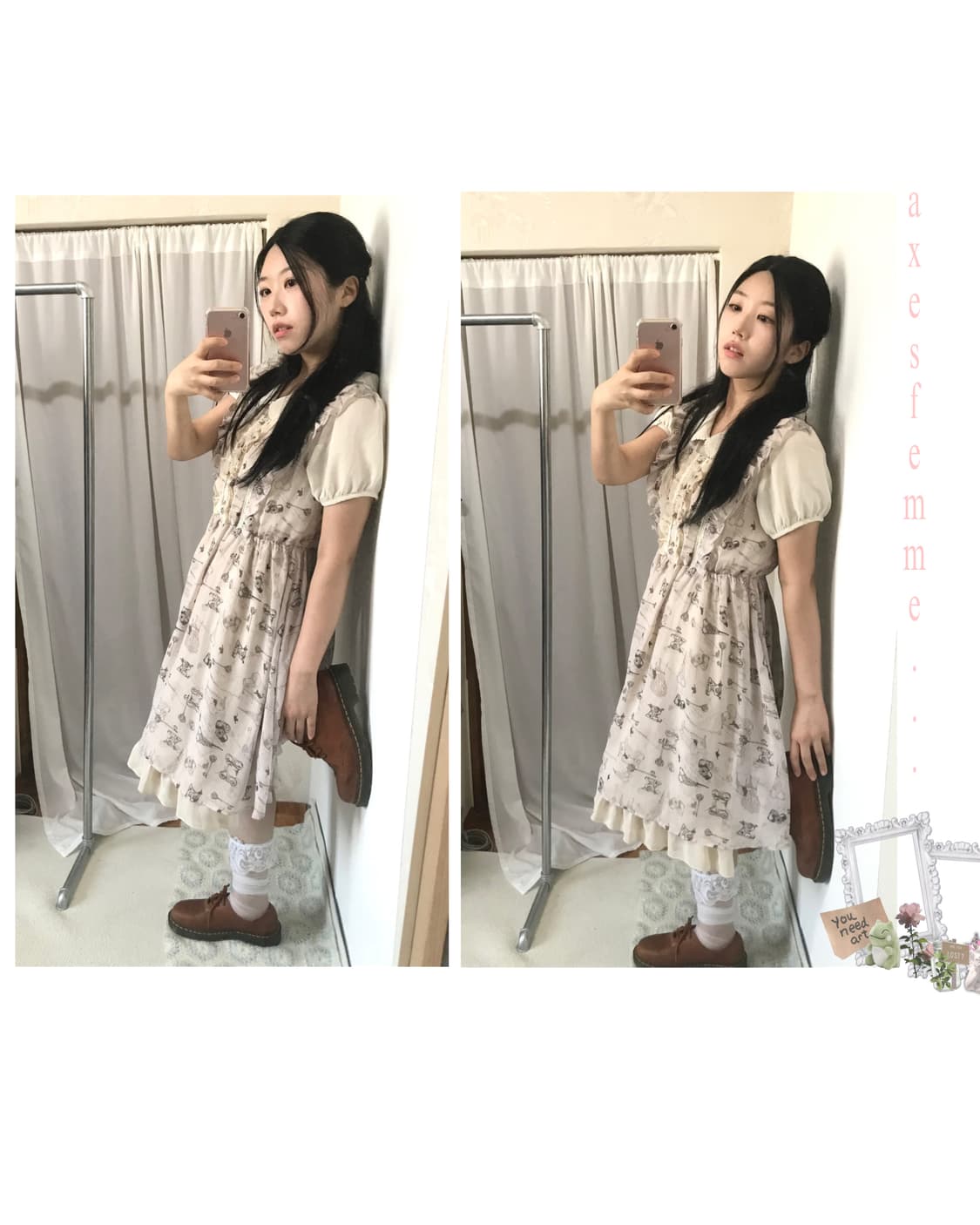 axes femme antique lace dress 상품이미지3