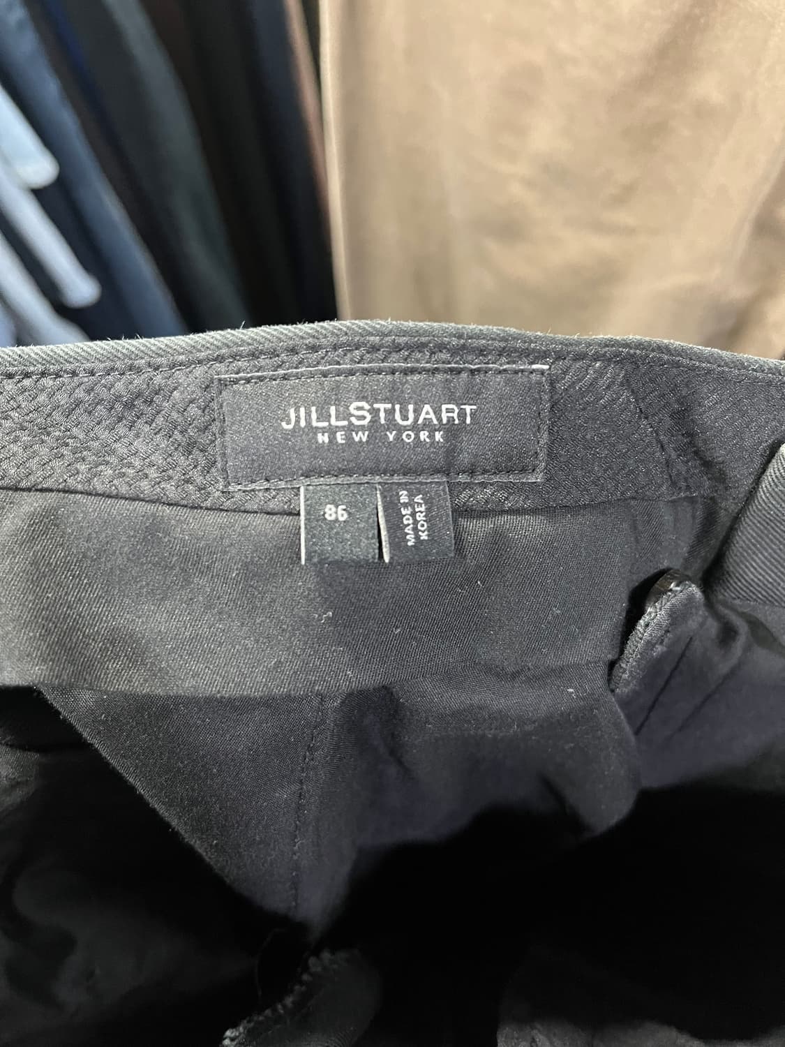 질스튜어트 뉴욕 남성 블랙 면바지 86사이즈 상품이미지3