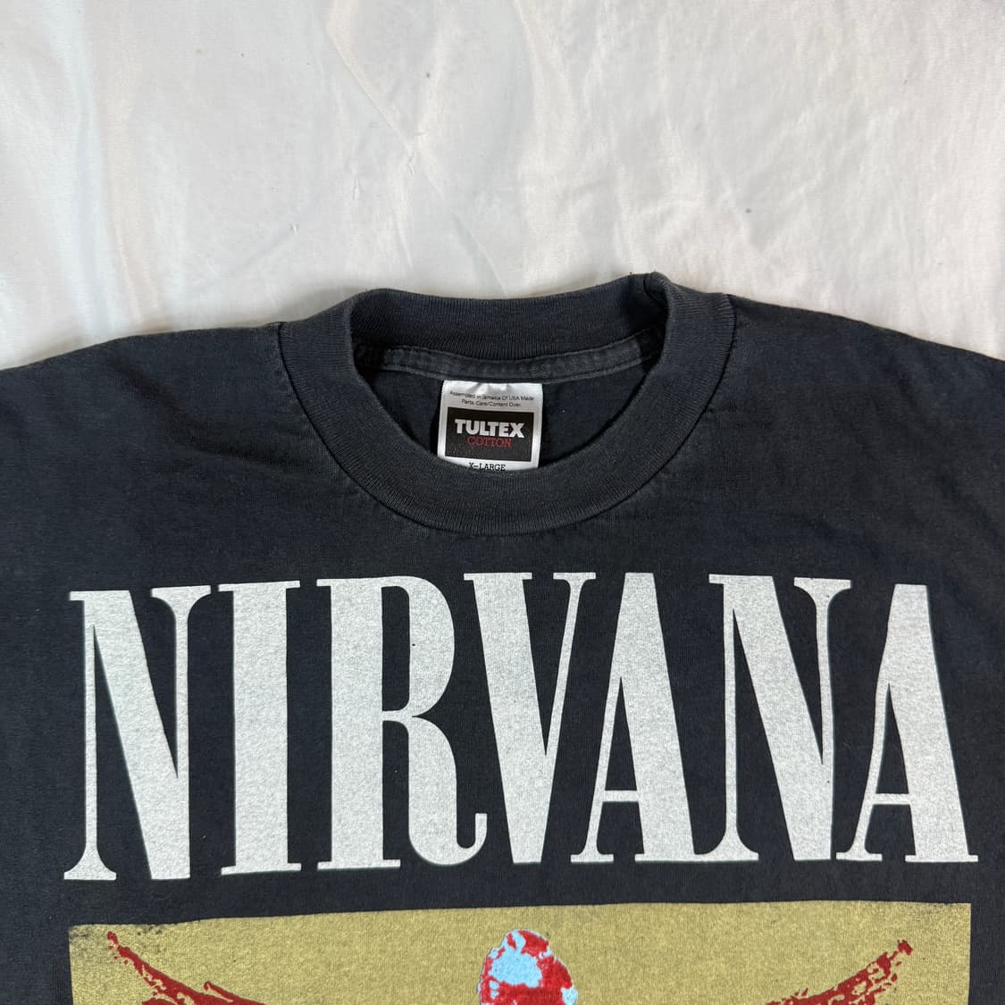Nirvana – In Utero 빈티지 티셔츠 수소봉재 상품이미지4