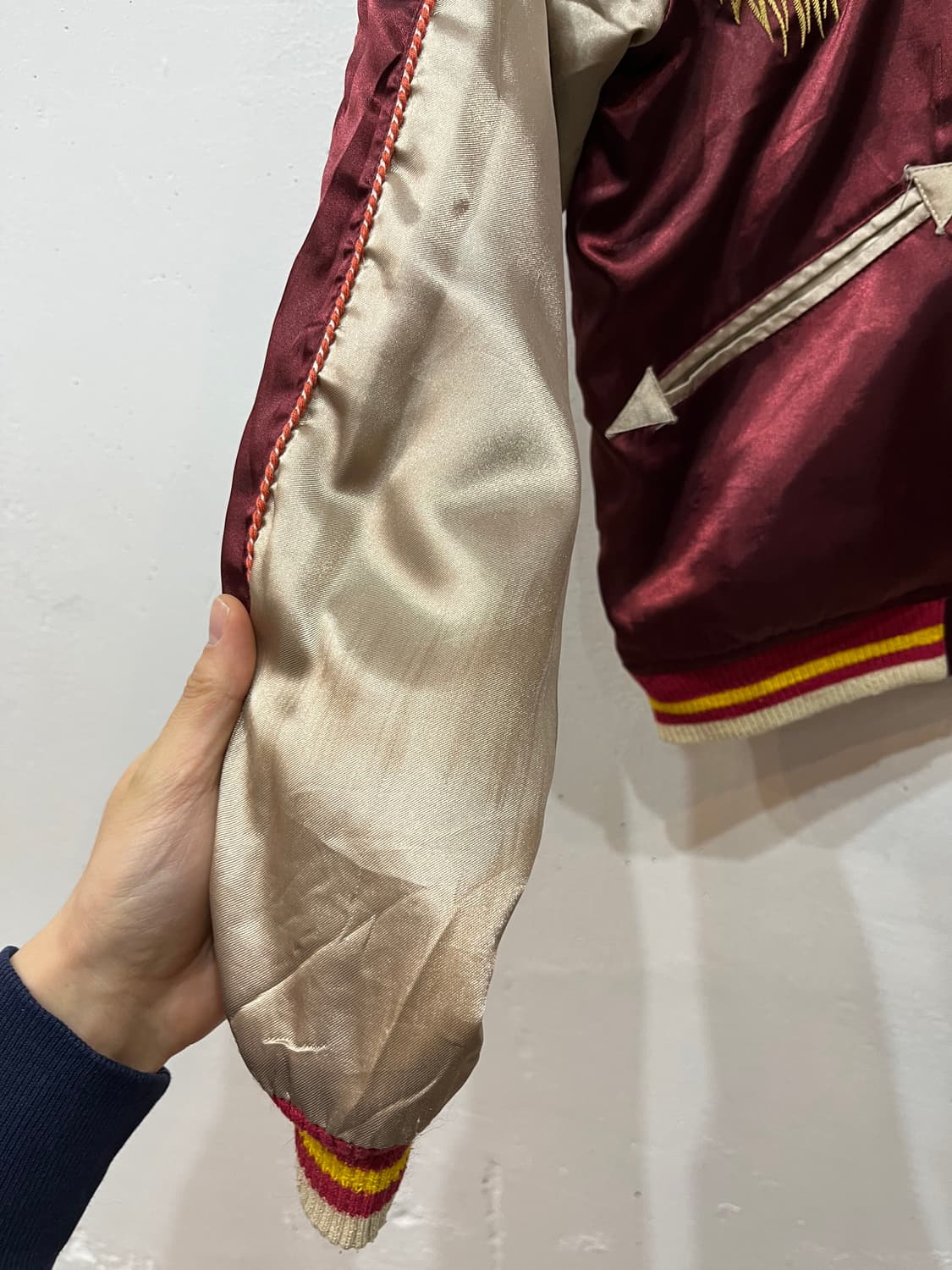 90년대 빈티지 리버시블 수베니어 스카쟌 자켓 상품이미지8