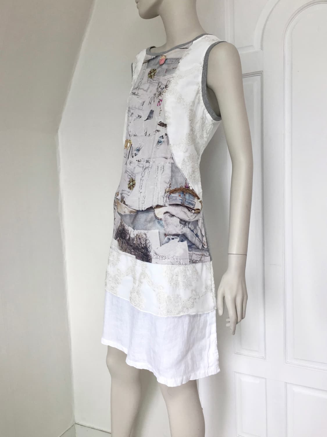 Italy made Trompe-l’œil  Layered Dress 상품이미지2