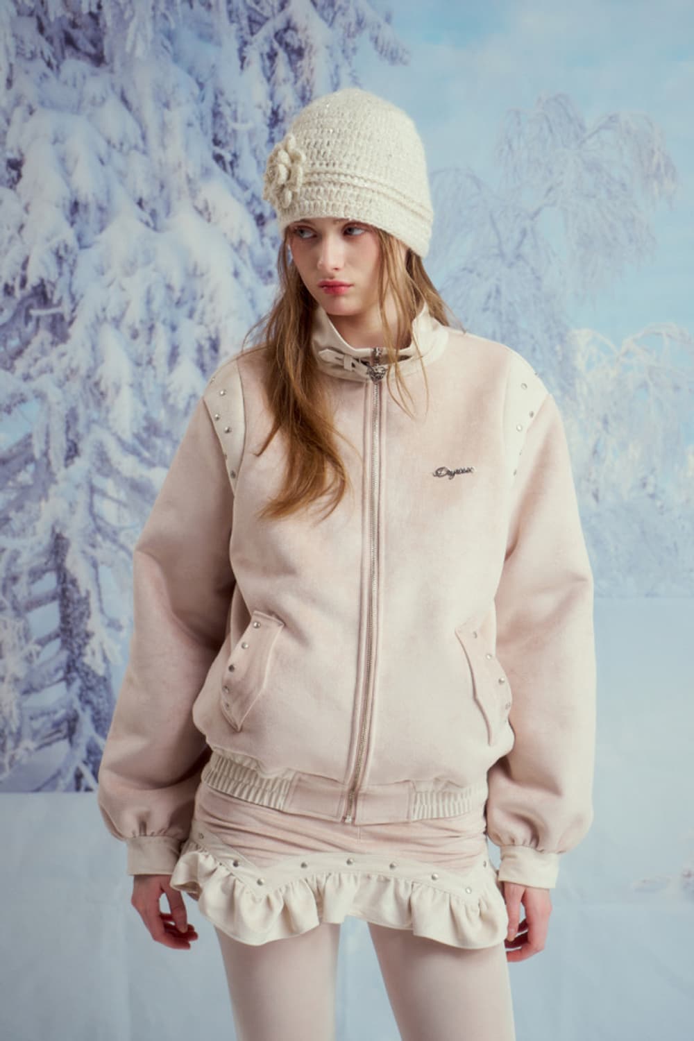 드라이로즈 SUEDE STUDDED JK (PINK) 상품이미지2