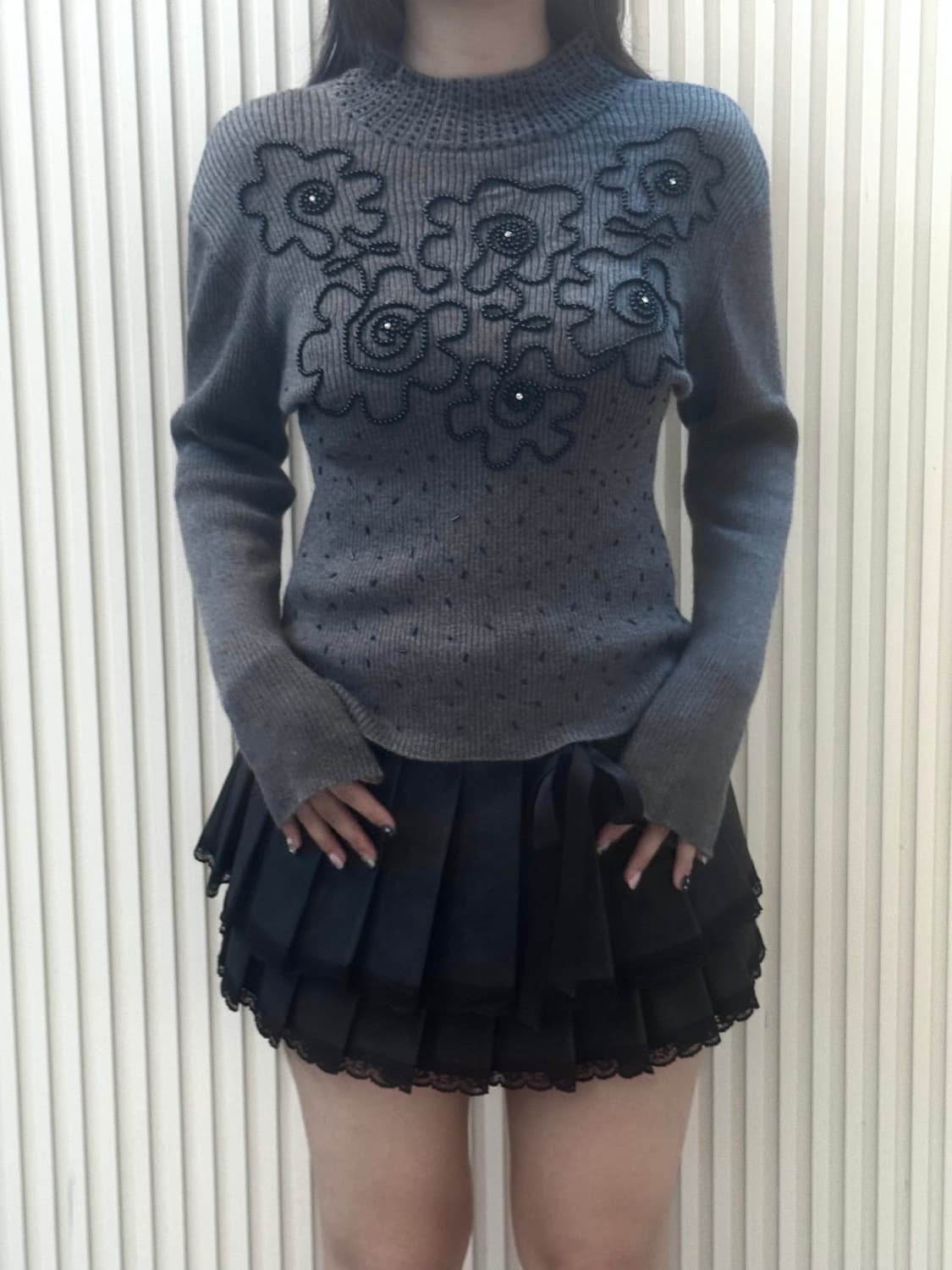 비즈 니트 상품이미지1