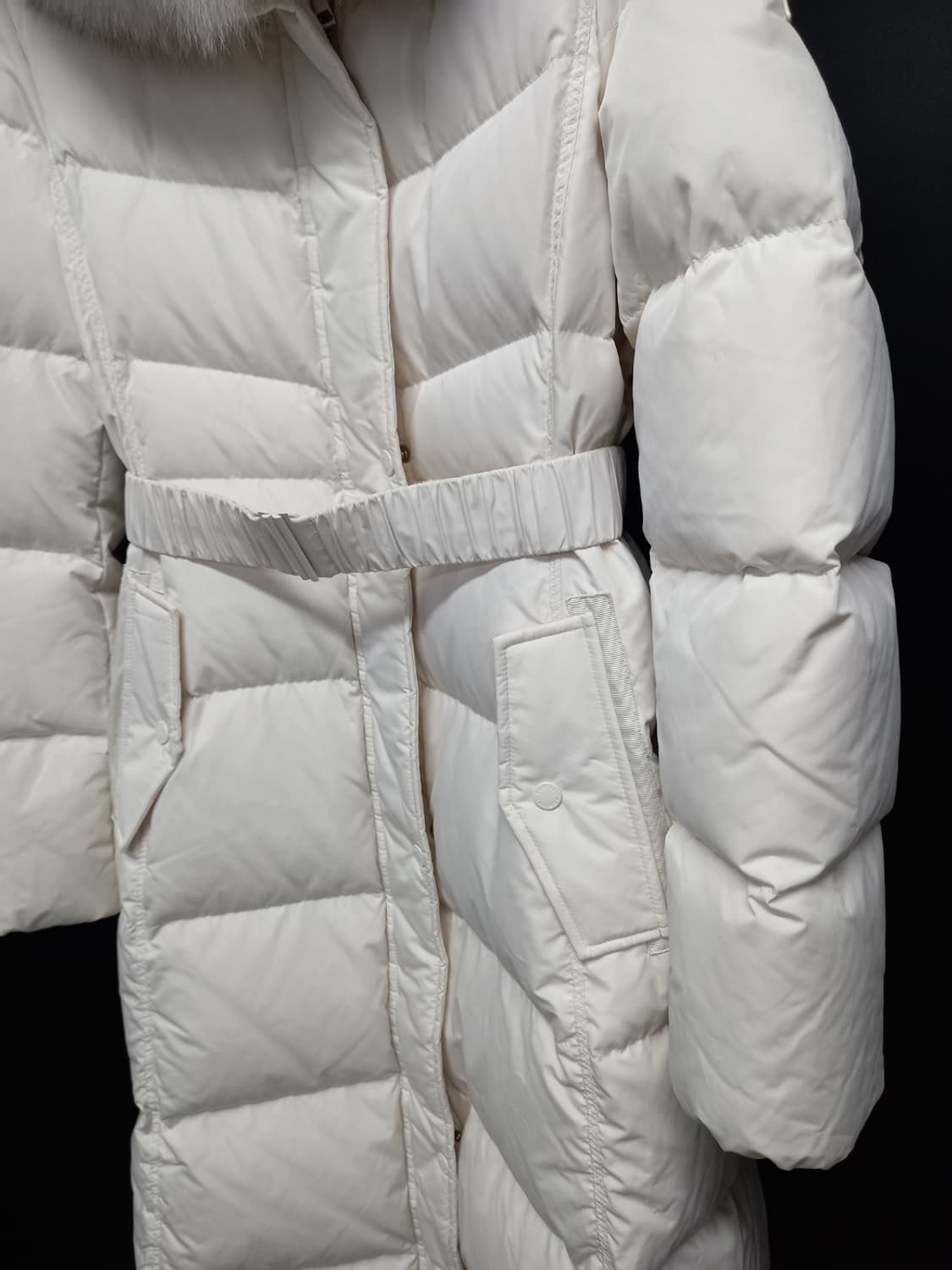 새 에고이스트 구스다운 벨티드 맥시 롱 패딩 55.44 상품이미지5