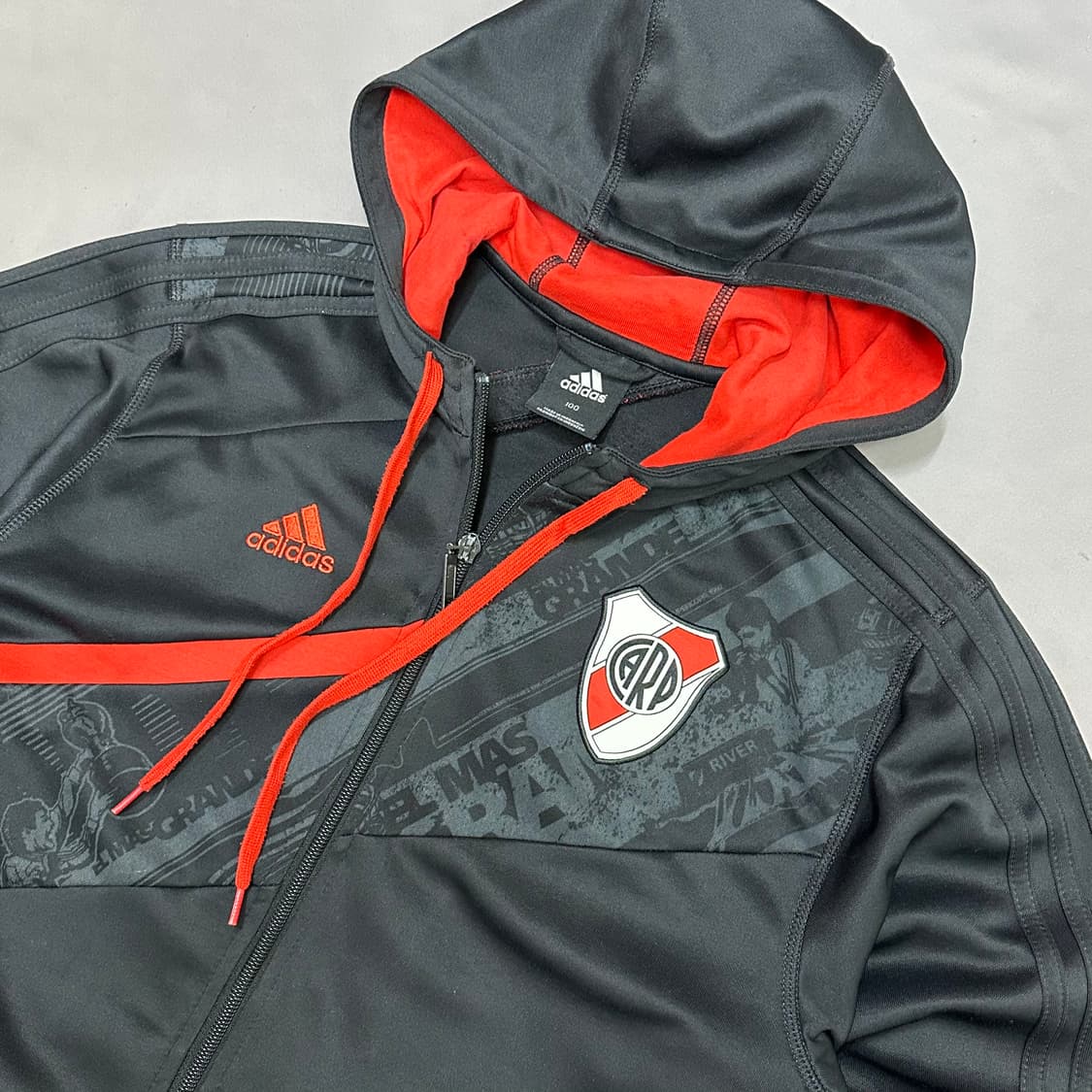 아디다스 레어템 리버플레이트 빈티지 후드집업 100 상품이미지4
