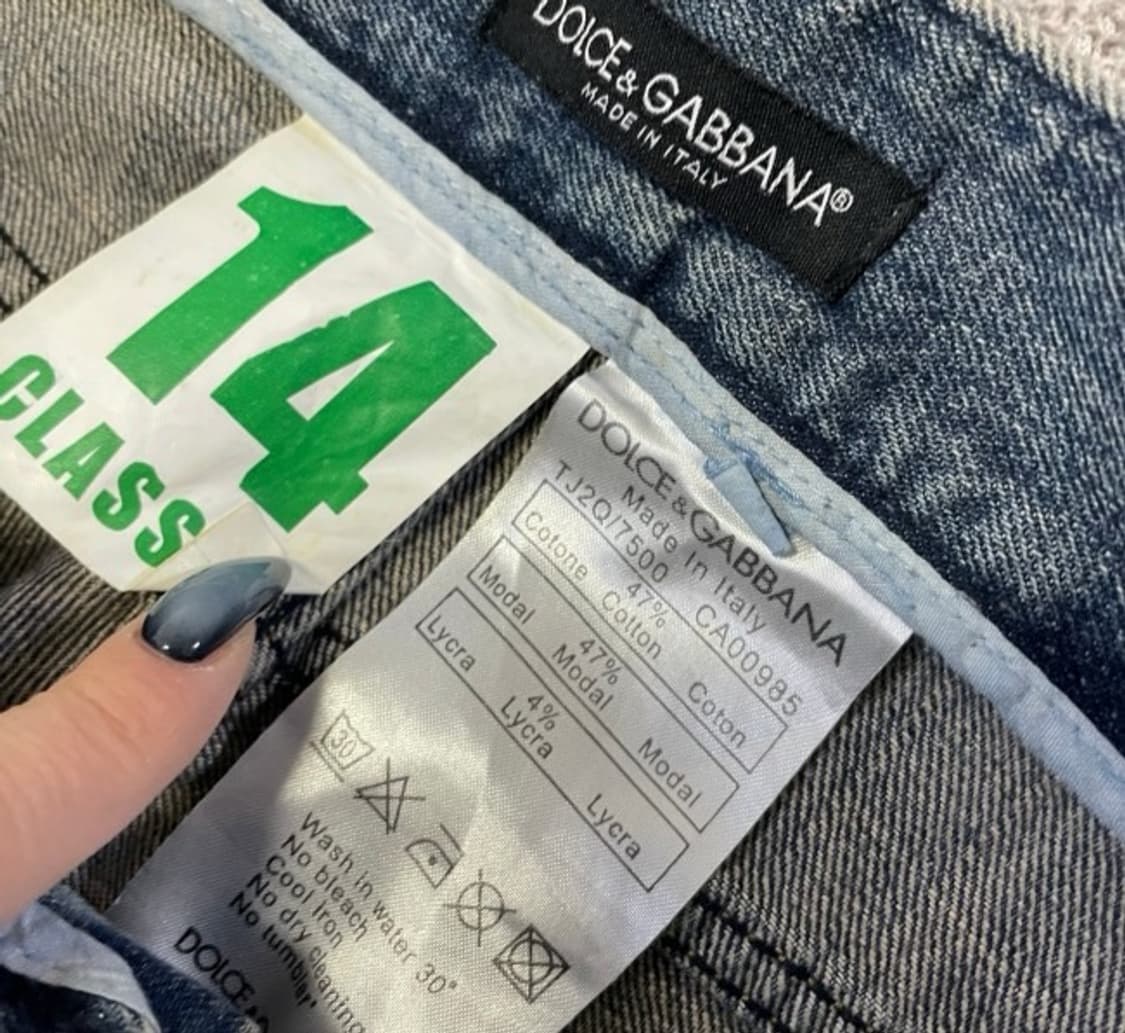 돌체앤가바나 금장 청바지 데님팬츠 데님청바지 30인치 상품이미지4