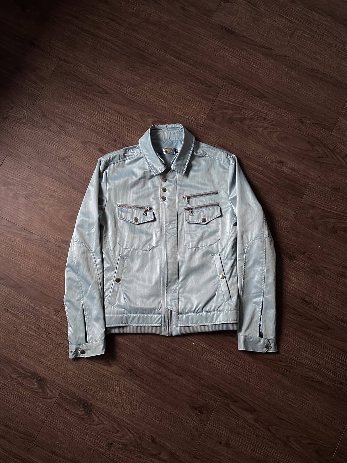 Gatsby Collection 글로시 바이커 자켓 상품이미지9