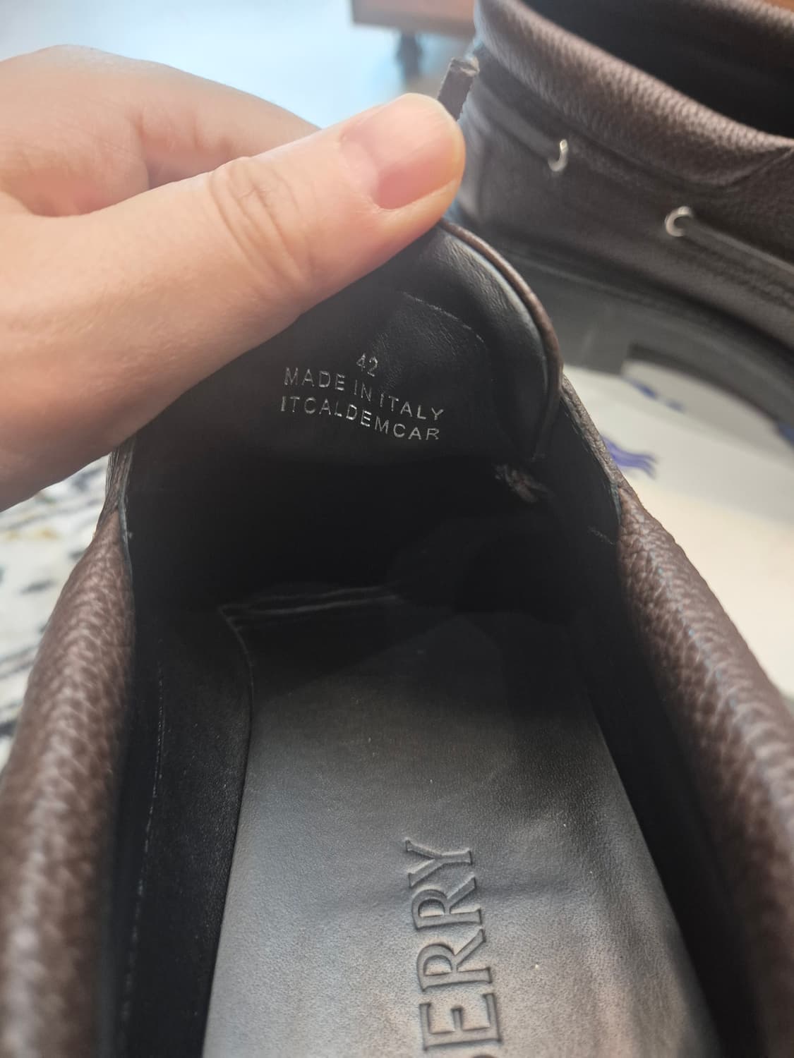 버버리 보트슈즈 브라운 42 사이즈 상품이미지7