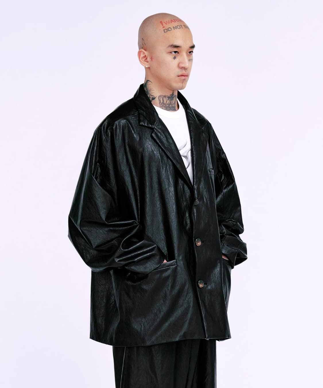 아조바이아조 비건 배트윙 오버사이즈 블레이저 상품이미지2