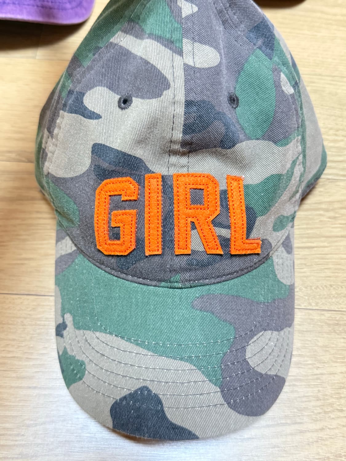 모자(girl브랜드 카모 볼캡) 상품이미지2