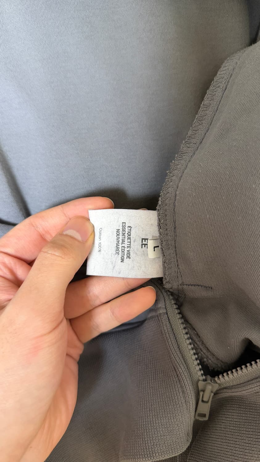 ee 후드집업 슬레이트 그레이 L 상품이미지4