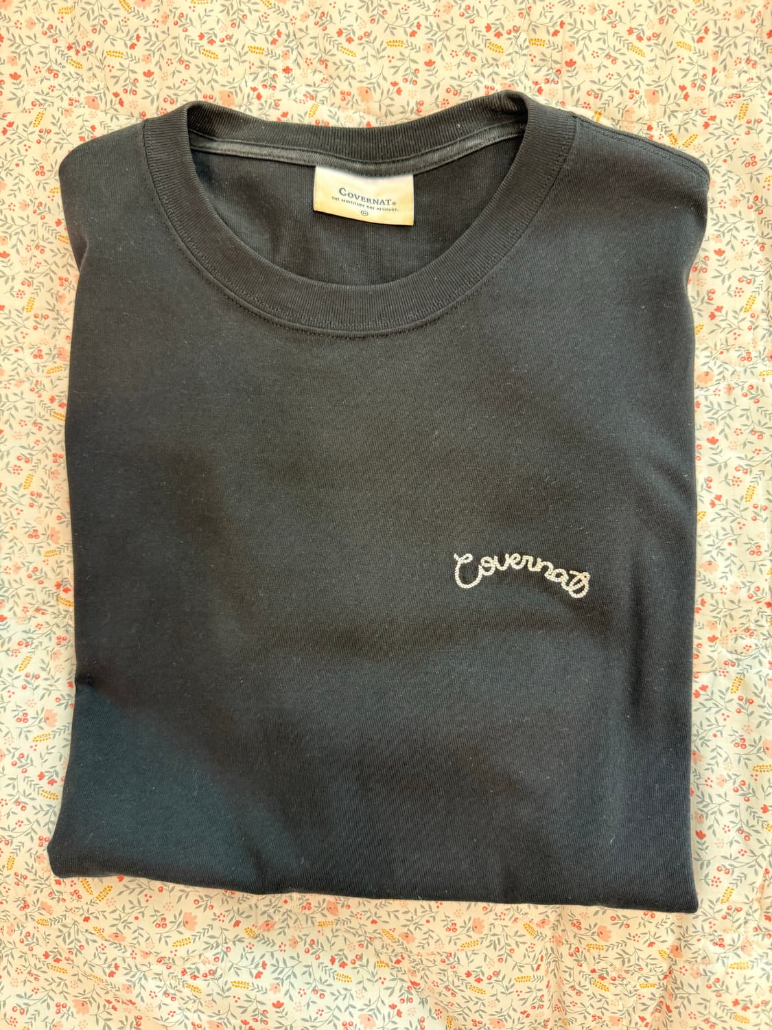 커버낫 검정 티셔츠 상품이미지1