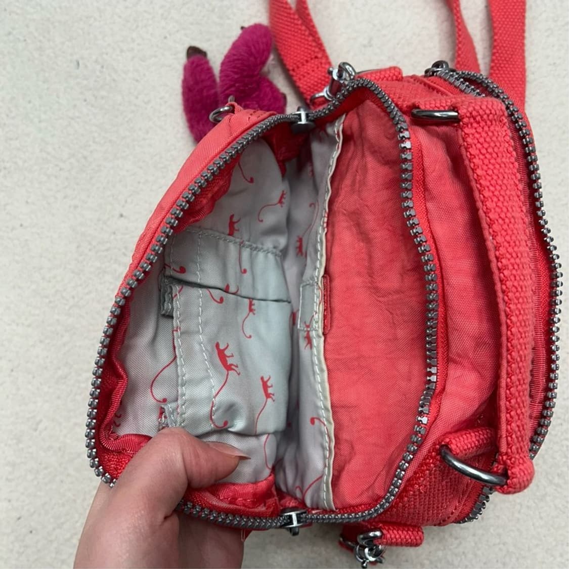 키플링 미니 크로스백 레드 상품이미지6